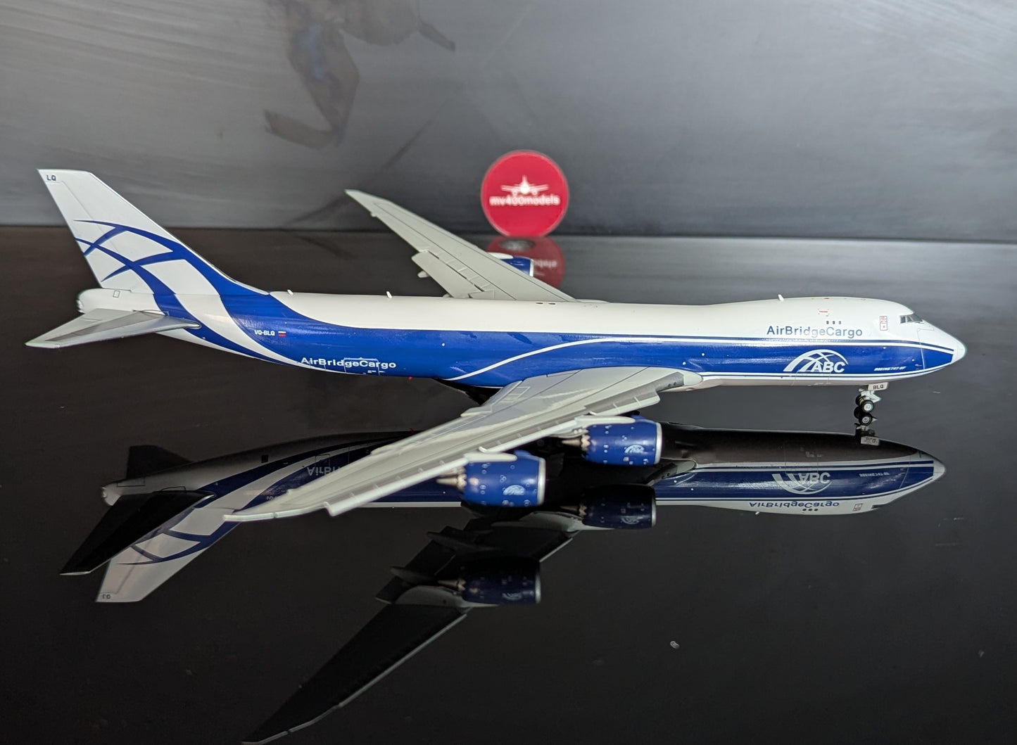 1:400 Air Bridge Cargo B747-8F HX Models VQ-BLQ Flaps Down*