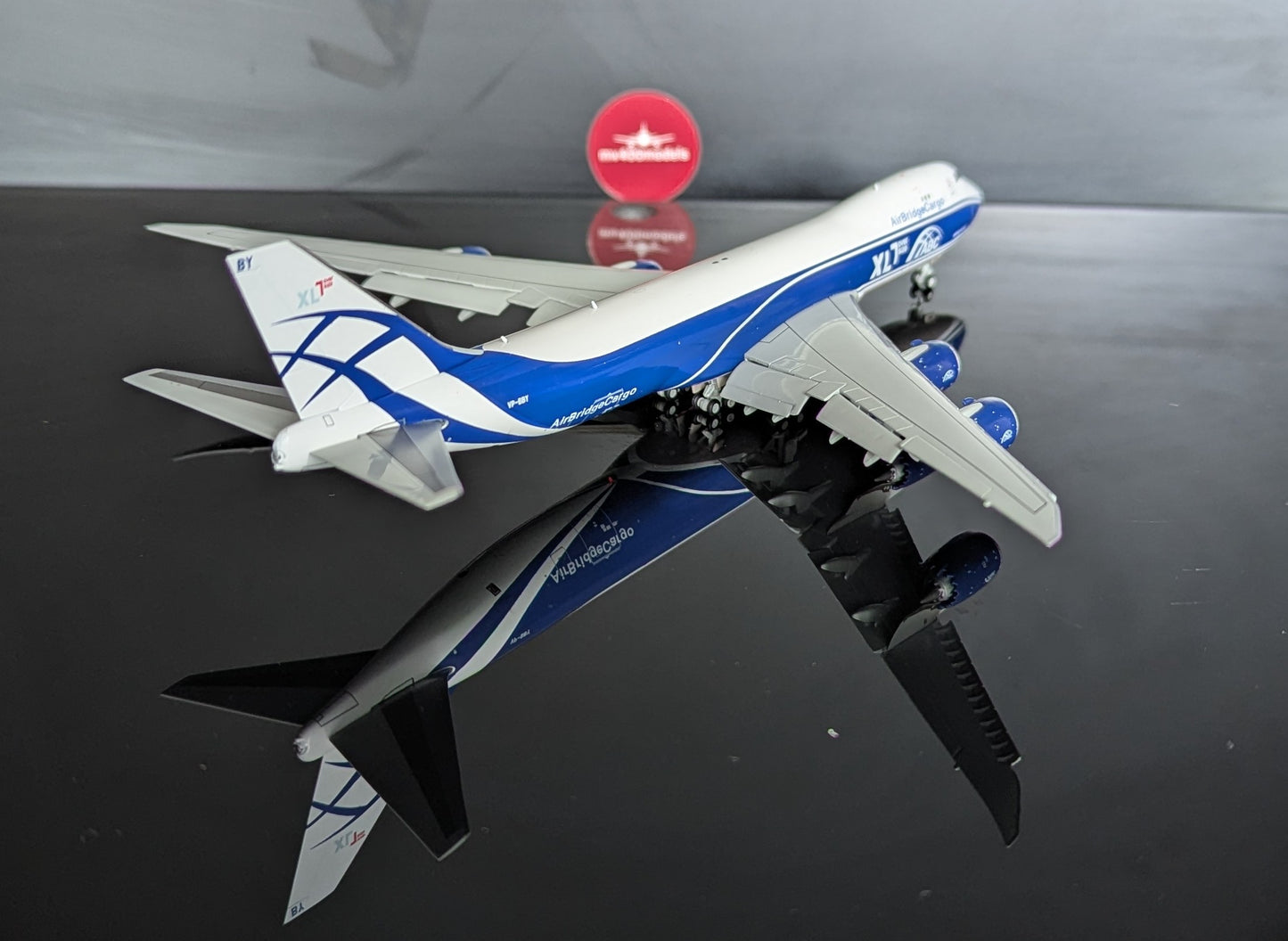 1:400 Air Bridge Cargo B747-8F HX Models VQ-BBY Flaps Down*