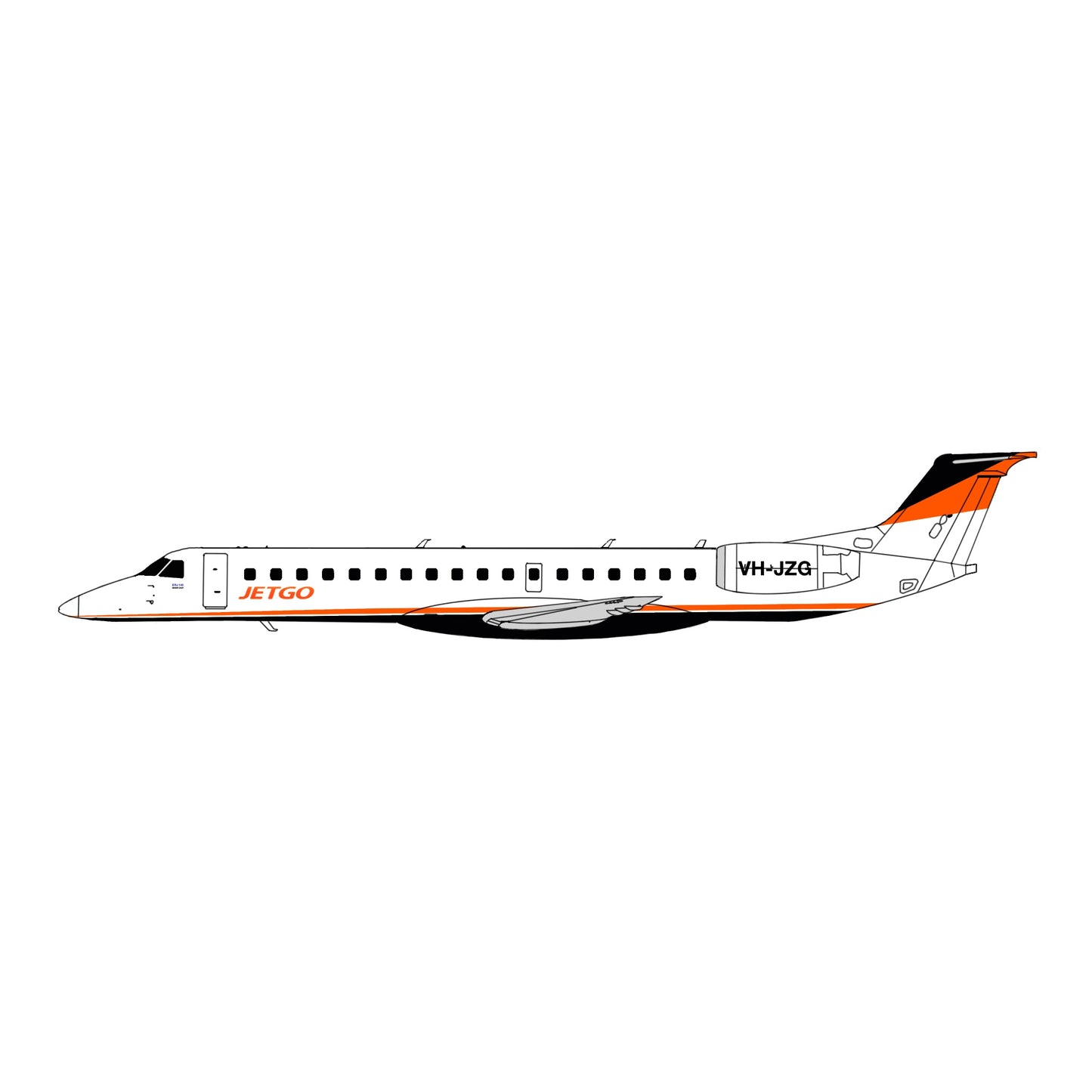 Pre-order* 1:400 Jetsgo Embraer E145 3D Design Deck