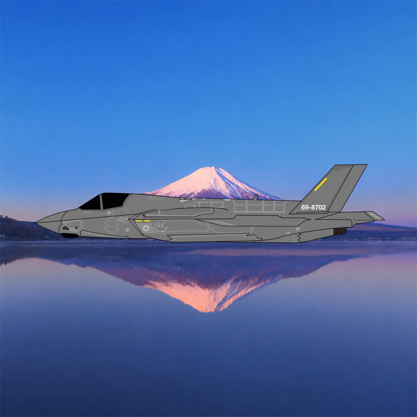 Pre-order* 1:400 JASDF F-35A 3D Design Deck