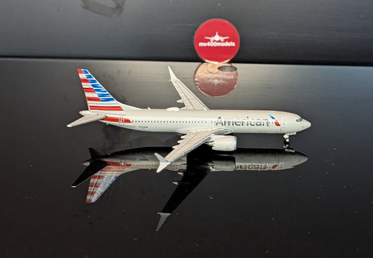 1:400 American Airlines B737 Max 8 Gemini Jets
