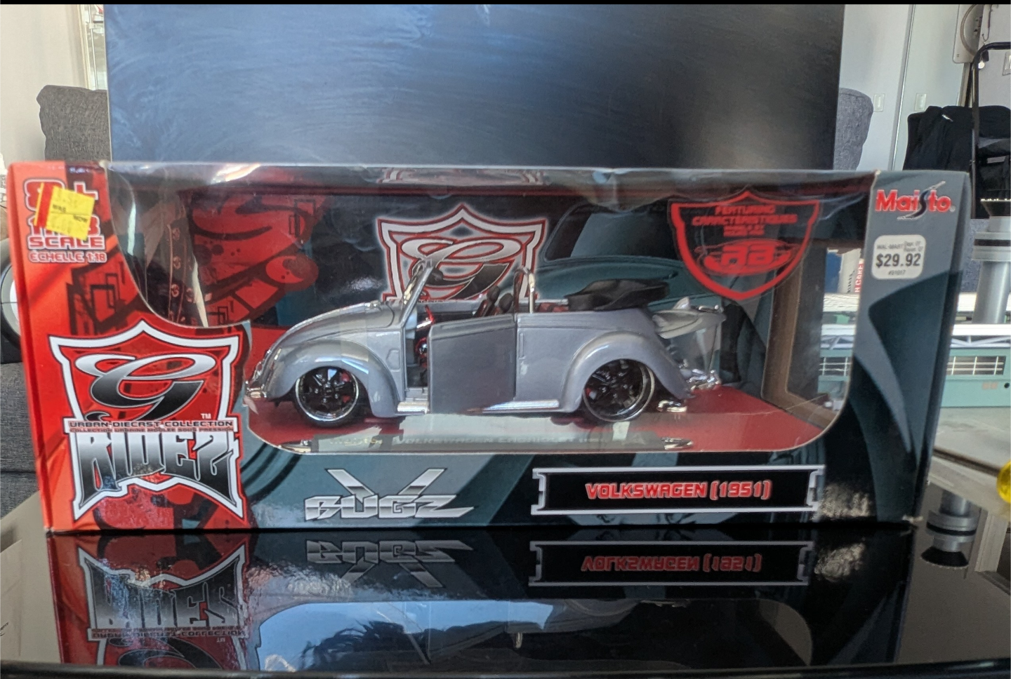 1/18 Ridez Volkswagen Bug 1951 Maisto -Diecast Model Car – mv400models