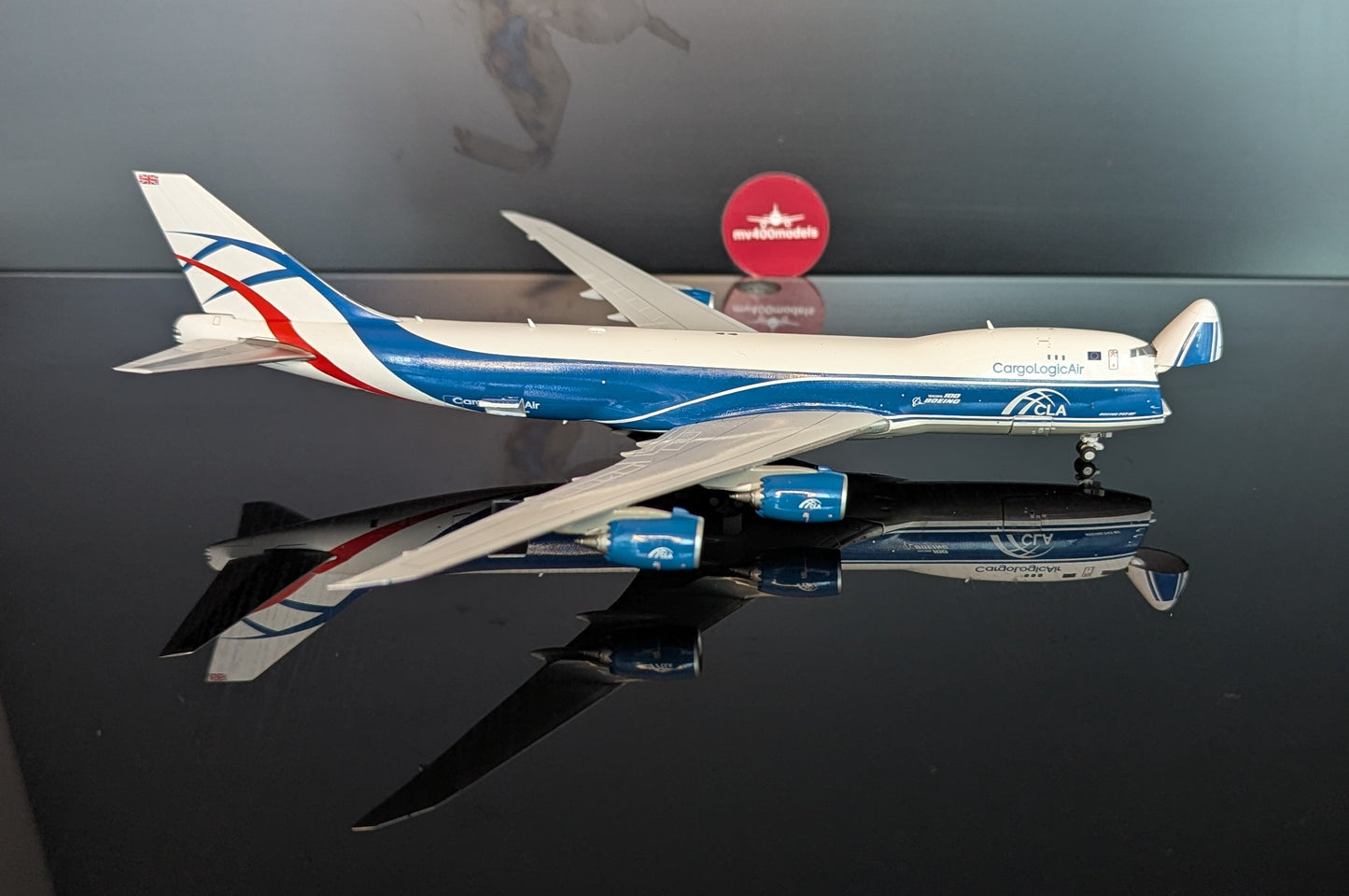 1:400 CargoLogicAir B747-8F “Boeing 100 Years” Interactive Series* JC Wings