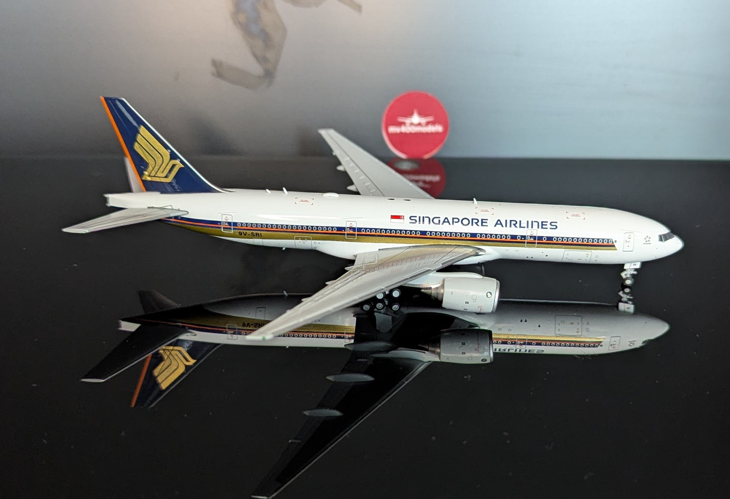 1:400 Singapore Airlines B777-200ER “Small Titles” JC Wings