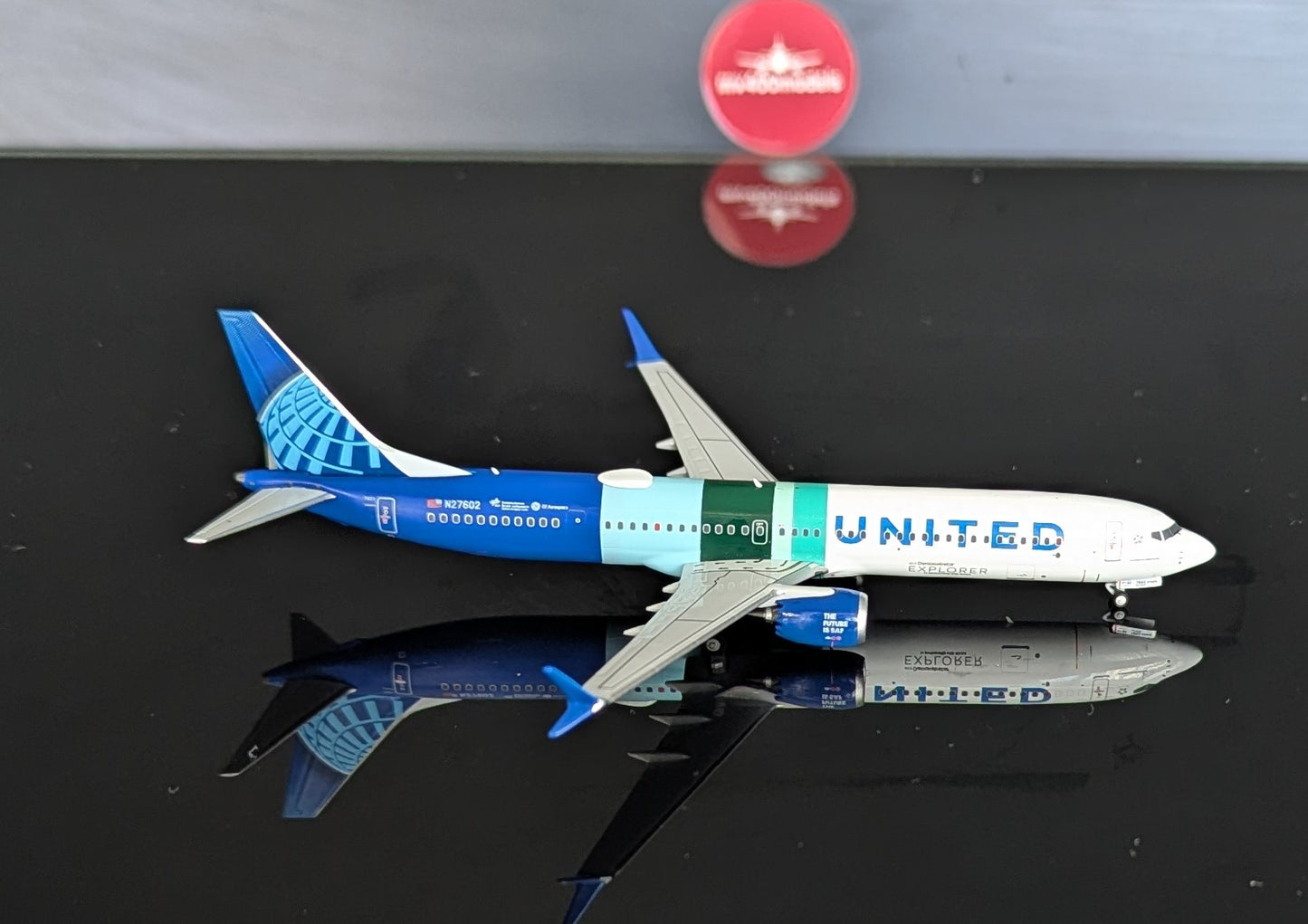1:400 United Airlines 737 MAX 10 "ecoDemonstrator Explorer" sticker NG Models