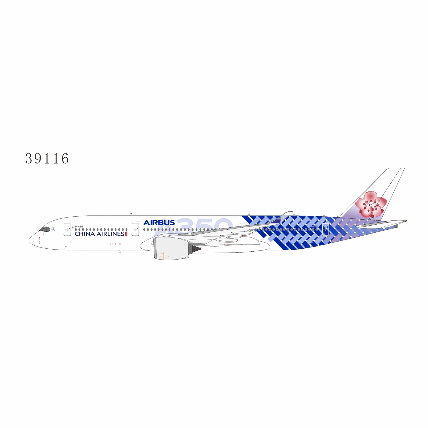 Preorder 1:400 China Airlines A350-900 “Carbon Fibre” NG Models