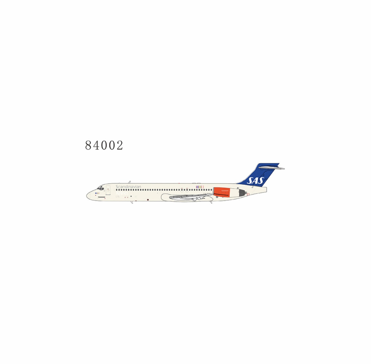 Pre-order 1:400 SAS Scandinavian MD-87 (DC-9-87) “Grim Viking” NG Models.