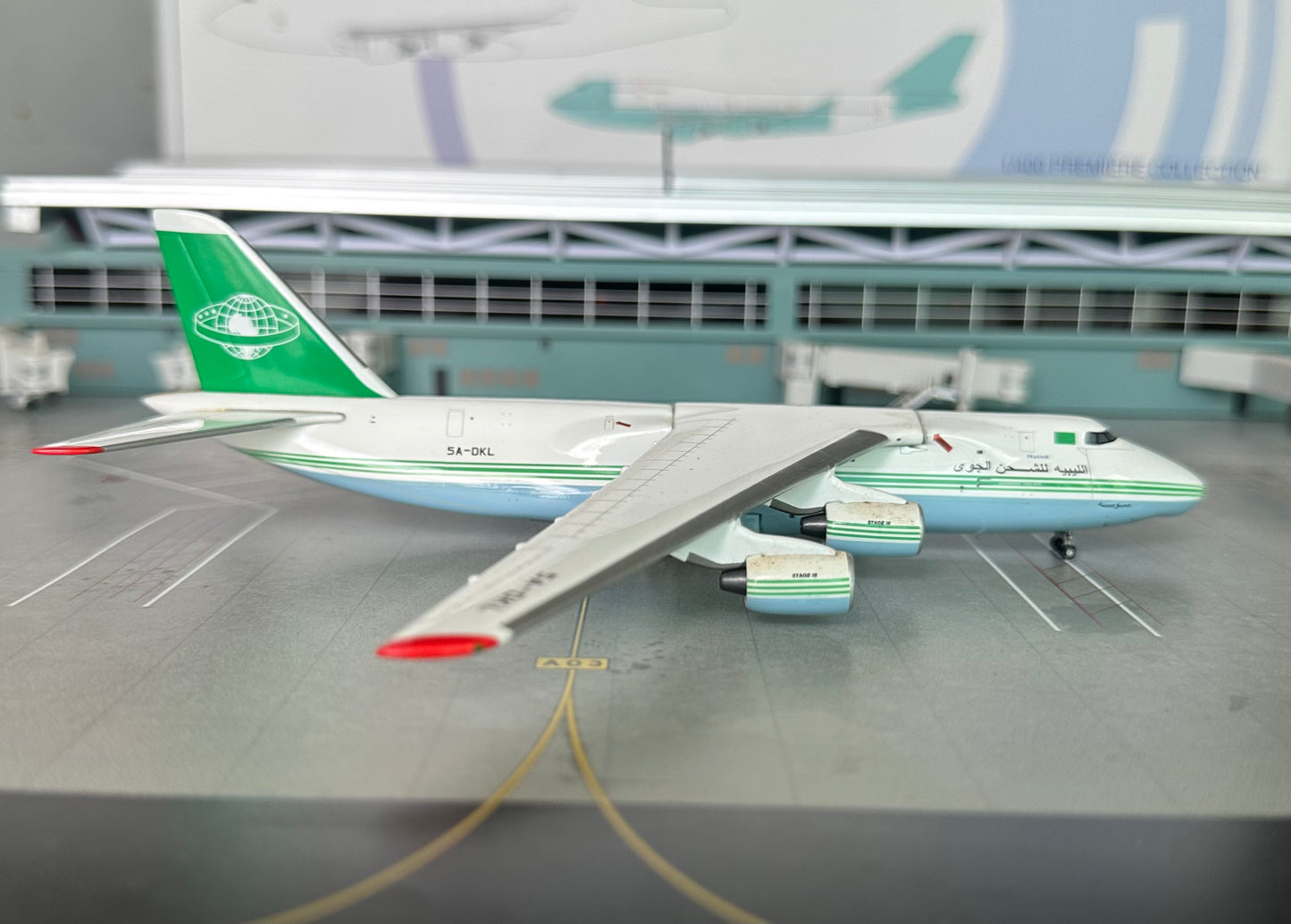 1:400 Libyan Air Cargo AN-124-100 Ruslan Gemini Jets