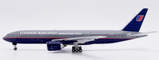 Pre-order 1:400 United B777-200 “Battleship Grey” JC Wings Future Release