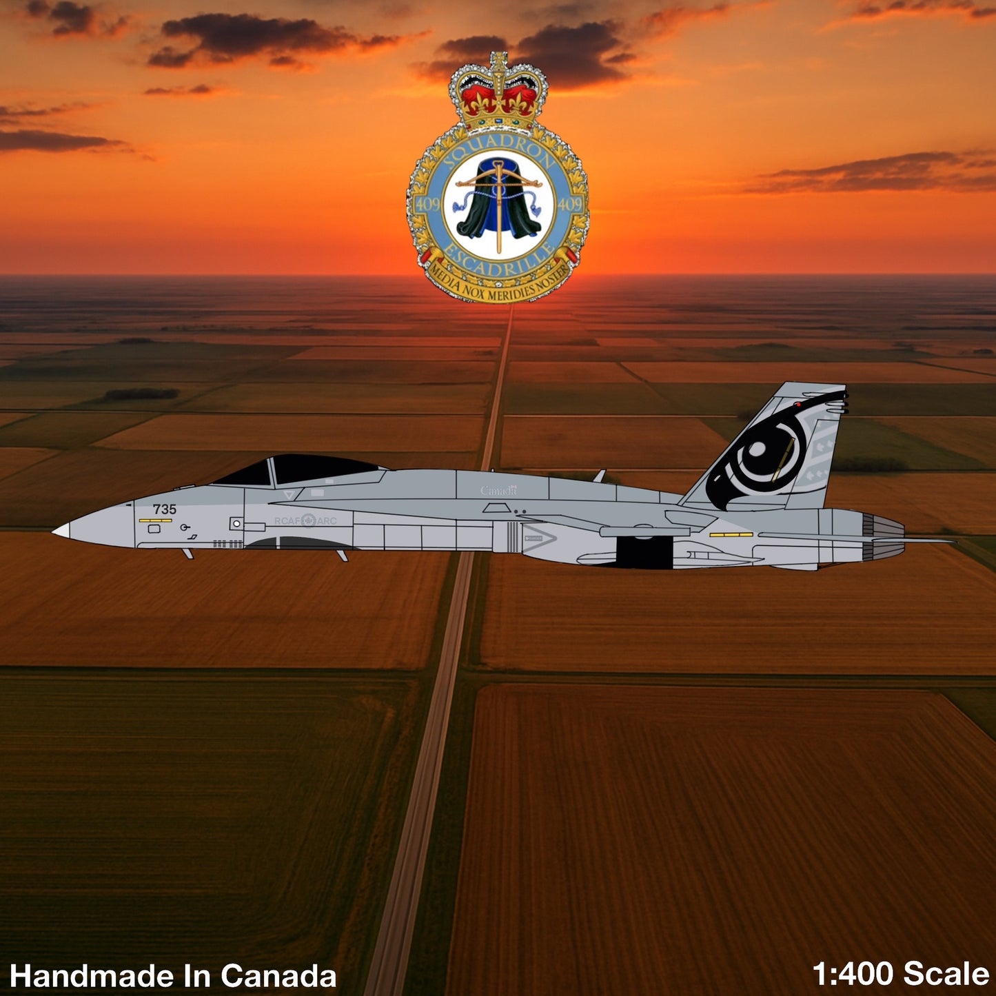 Pre-order* 1:400 RCAF CF-188 “Demo 2021” 188735 3D Design Deck