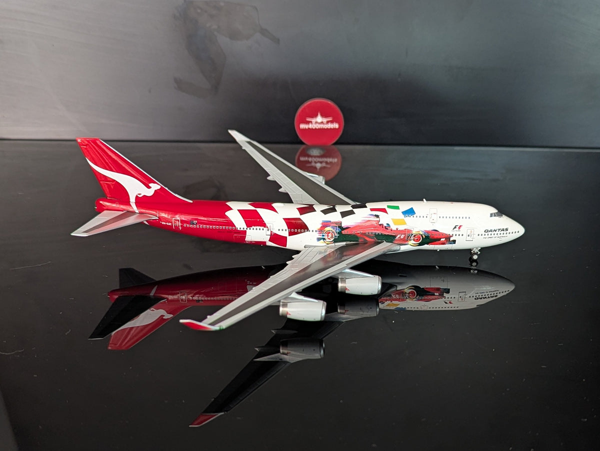 1:400 Qantas B747-400 "Formula 1" VH-OJC JC Wings