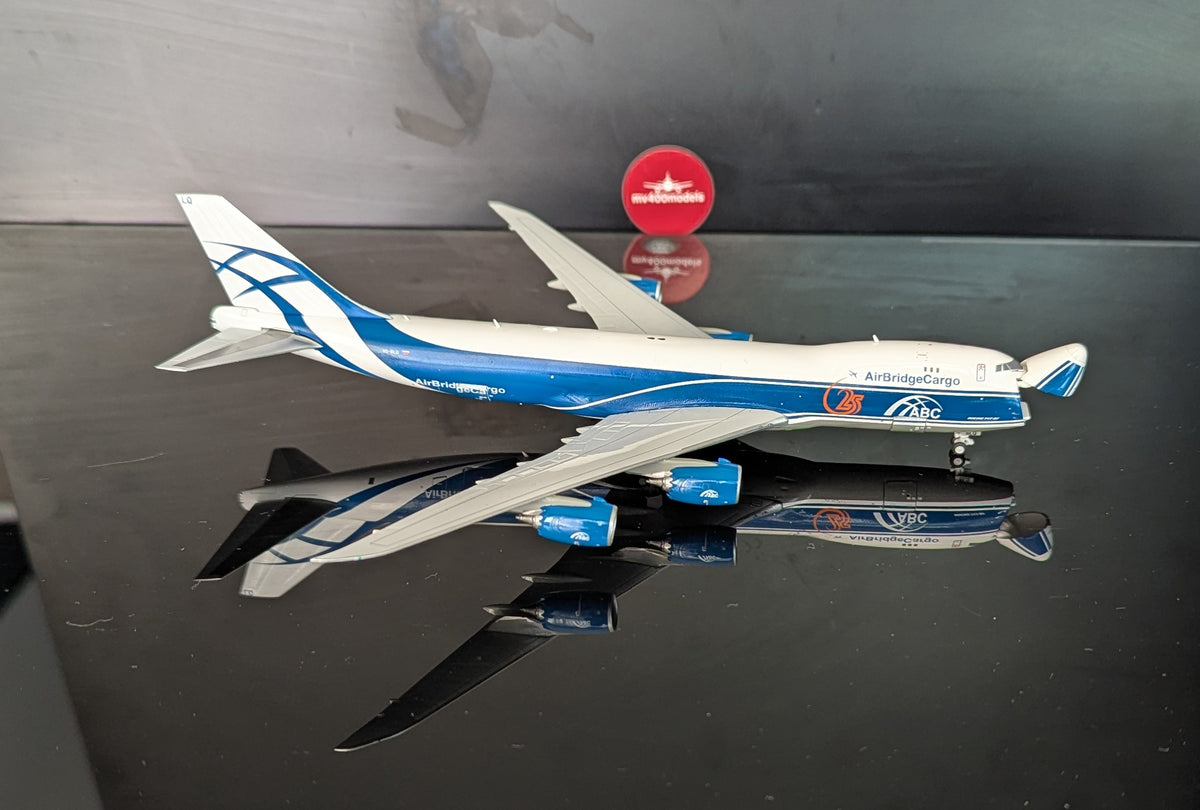 1:400 Air Bridge Cargo B747-8F 25th Anniversary “Interactive Series” JC Wings