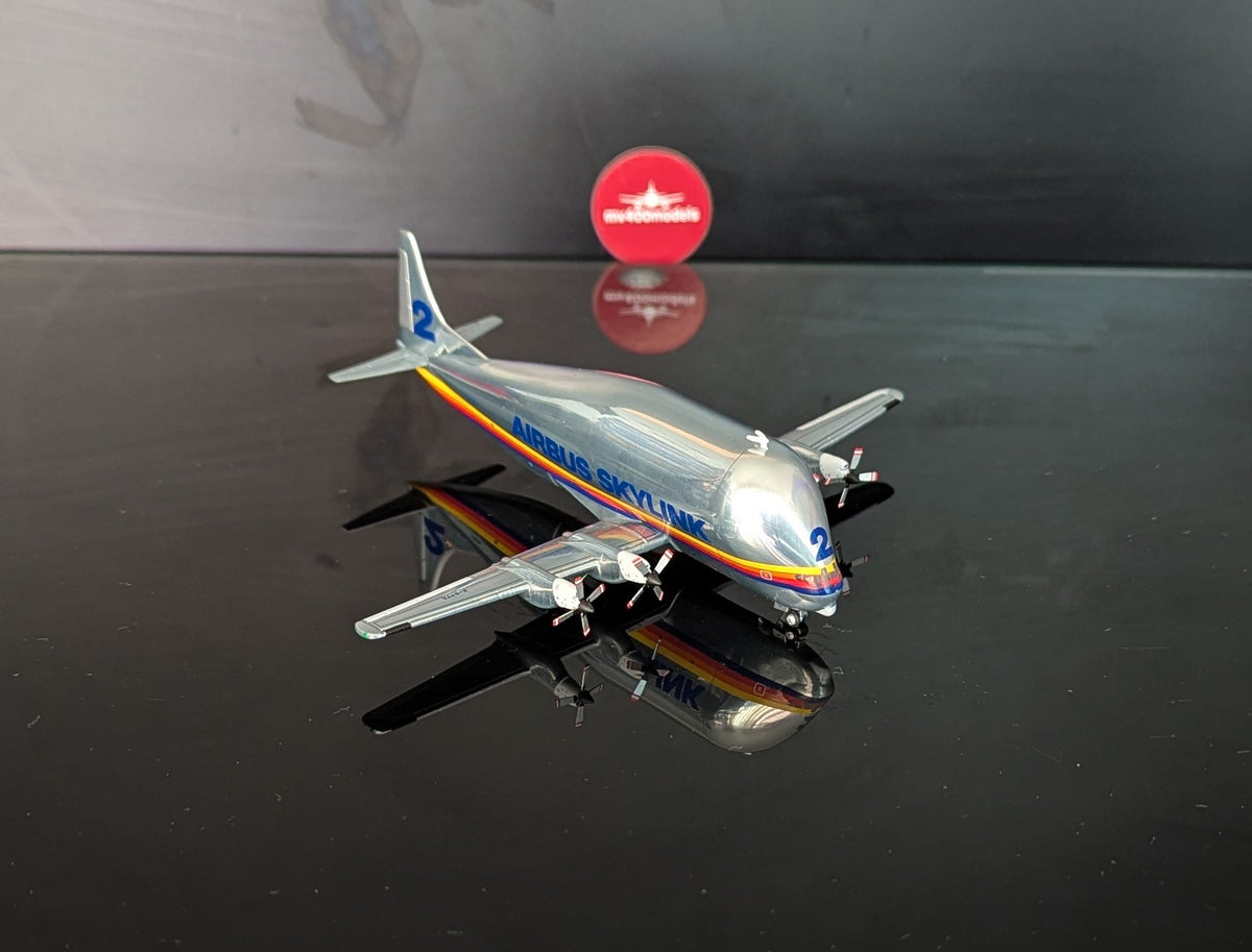 1:400 Airbus Skylink 337SGT Super Guppy Turbine "Polished" Reg: F-BPPA JC Wings