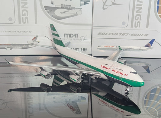 1:200 Cathay Pacific B747-400 “Polished” VR-HOR JC Wings