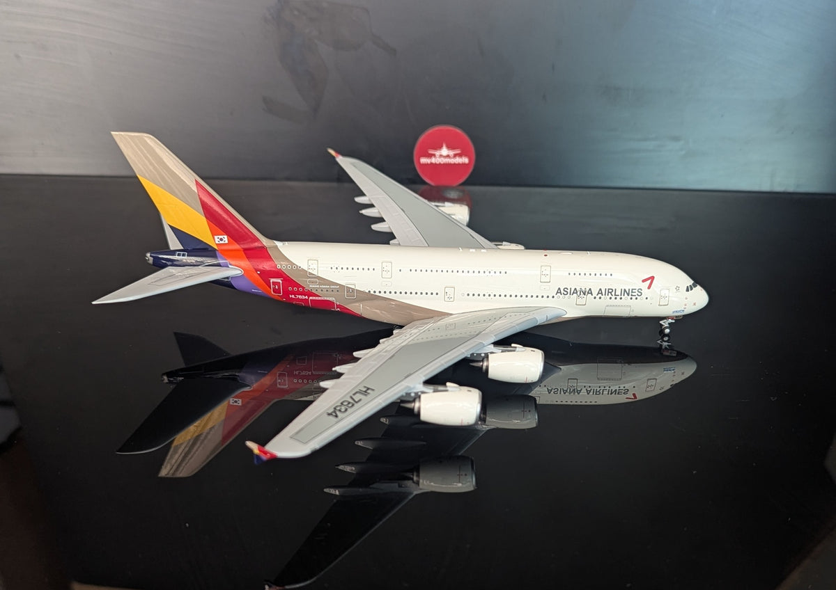 1:400 Asiana Airlines A380-800 HL7624 Aviation 400