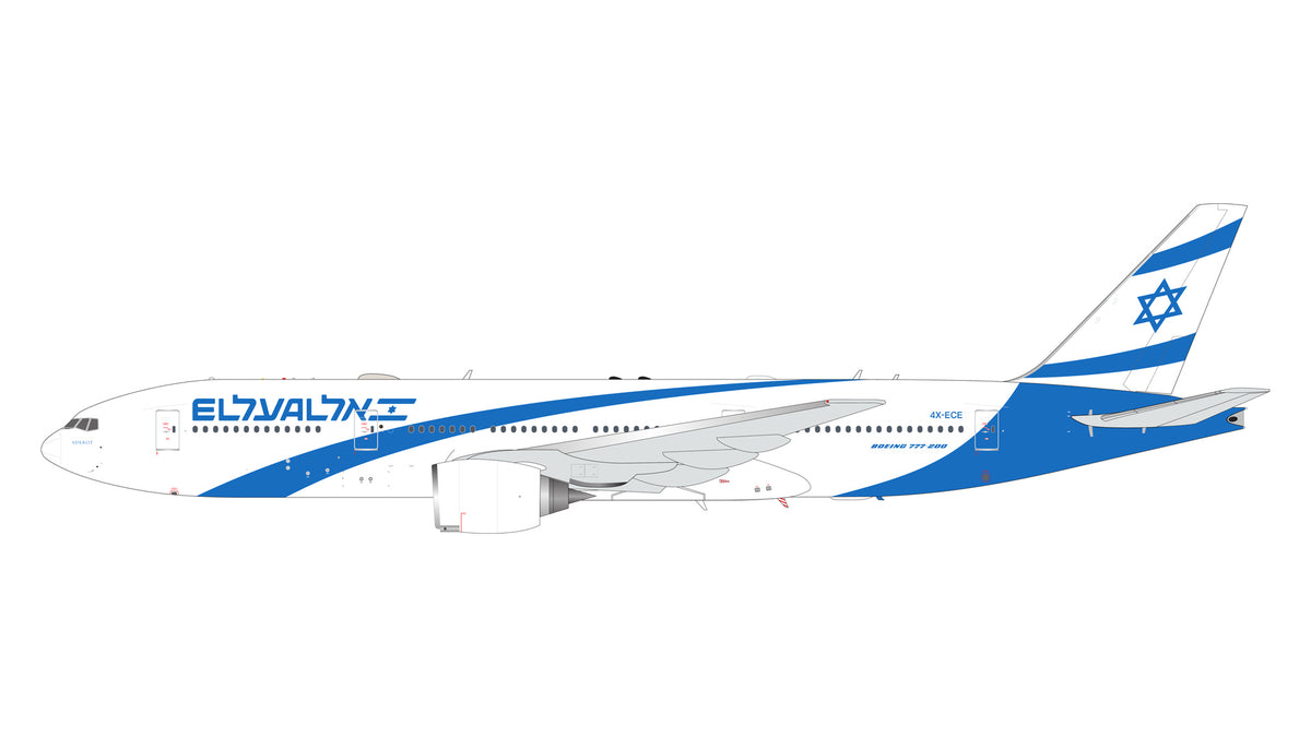 Pre-order 1:200 El Al Israel B777-200ER Gemini200
