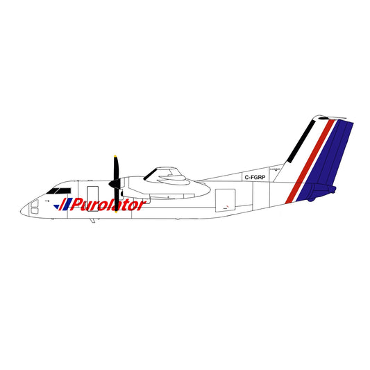 Pre-order* 1:400 Puralator Dash 8 Q100 C-FGRP 3D Design Deck