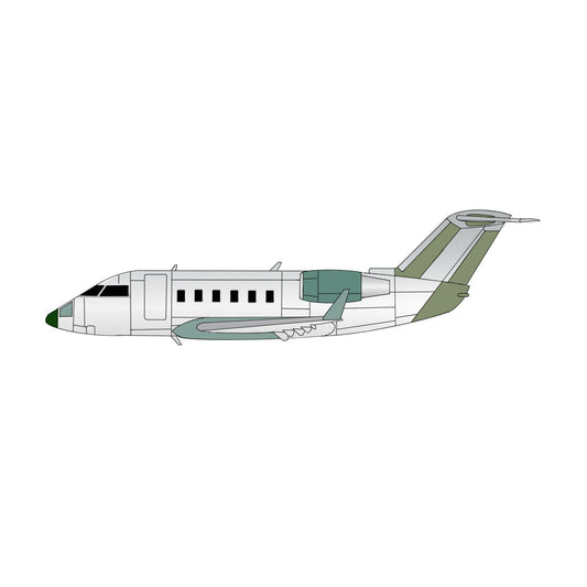 Pre-order* 1:400 Bare Metal Challenger 600 3D Design Deck
