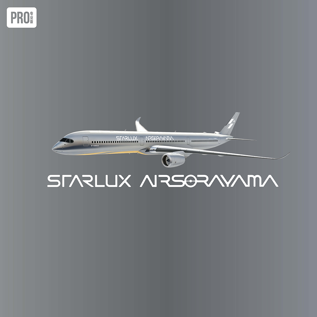 Pre-order 1:400 Starlux A350-1000 “Airsorayama Silver” NG Models