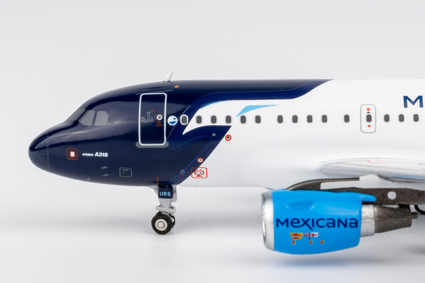 1:400 Mexicana A318-100 XA-UBS NG Models