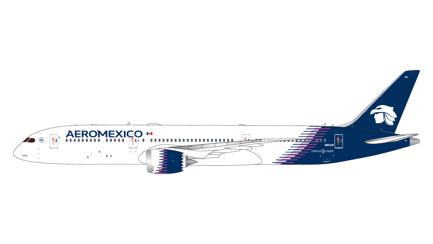 Preorder 1:400 Aeromexico B787-9 Dreamliner Gemini Jets