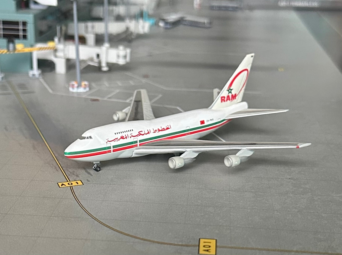 1:500 Royal Air Maroc B747SP Herpa Wings