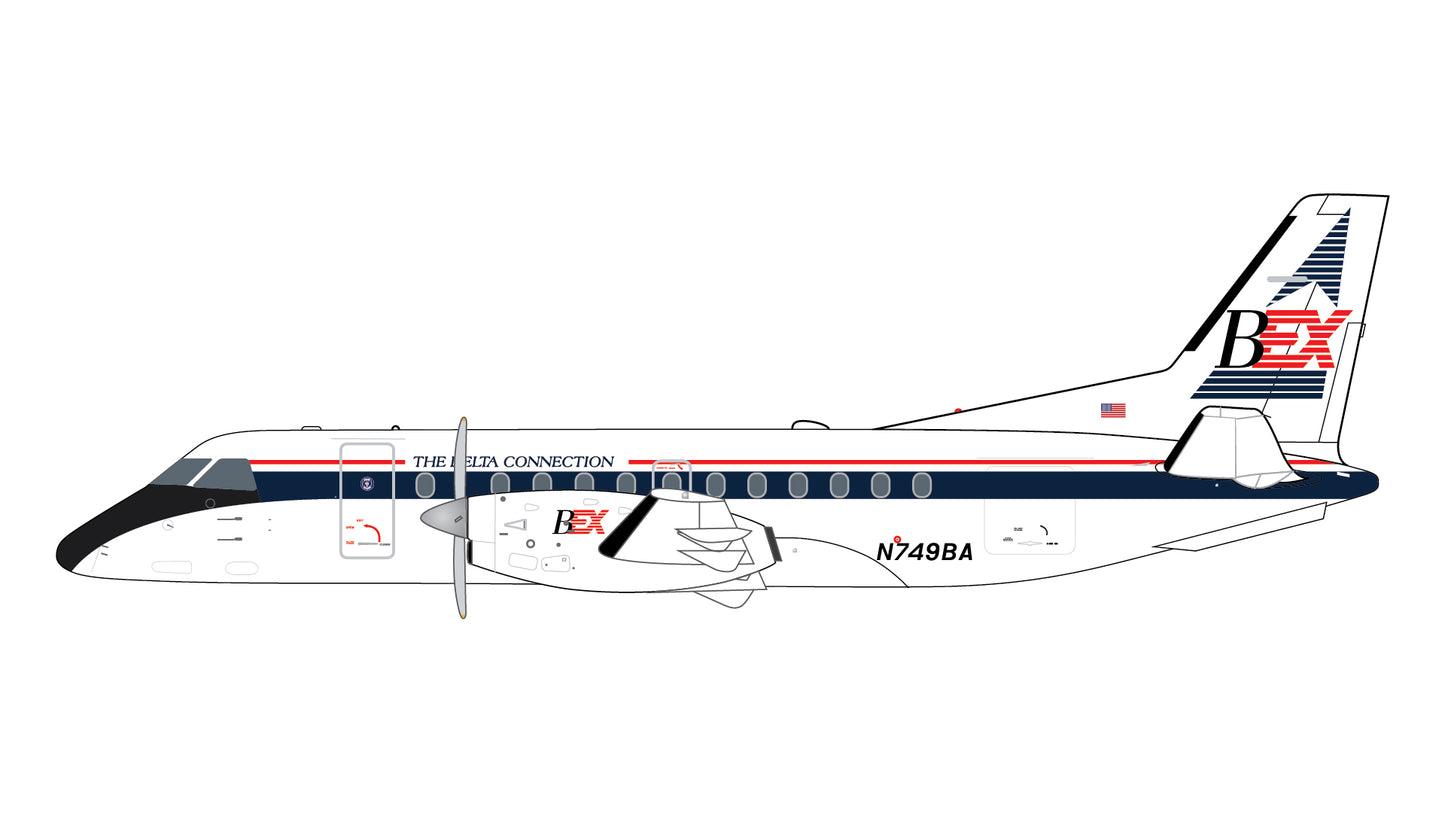Preorder 1:400 Business Express Airlines Saab 340A Gemini Jets
