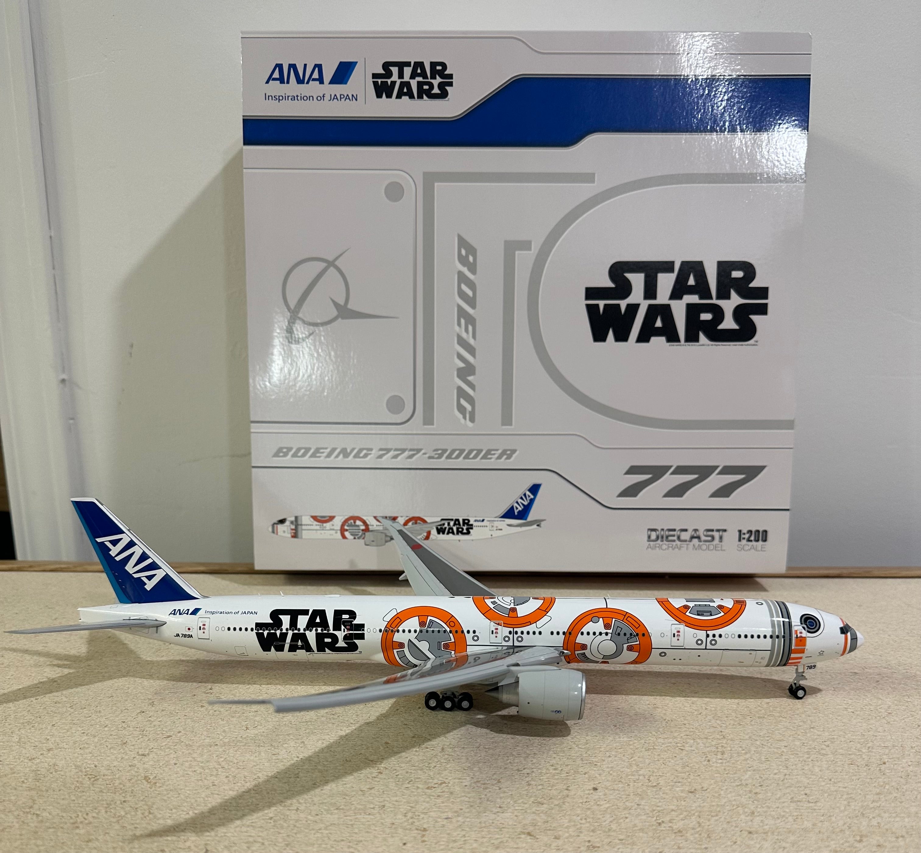 1:200 ANA All Nippon Airways B777-200ER “Star Wars” JC Wings Flaps