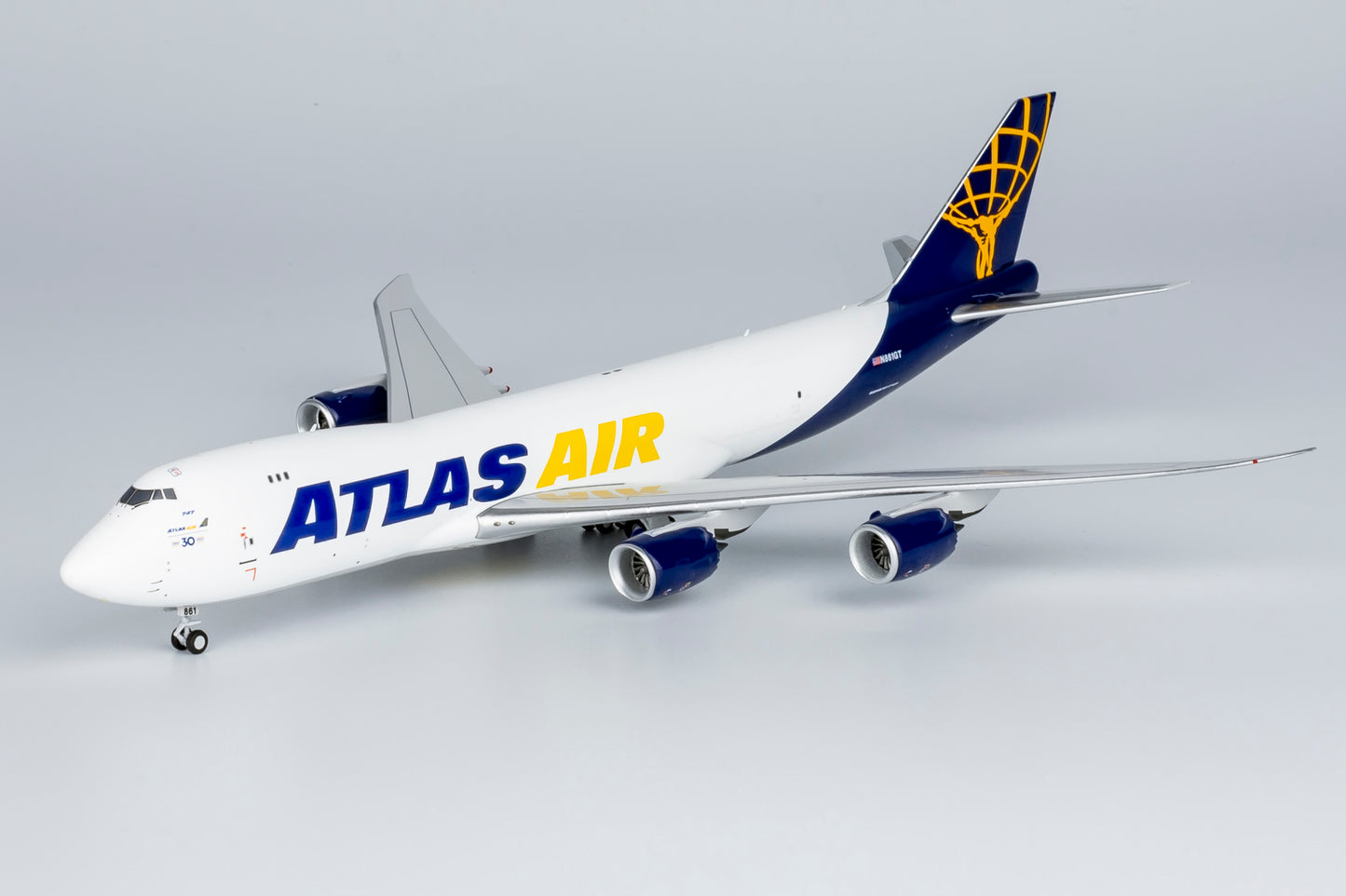 1:400 Atlas Air B747-8F "Atlas 30 years sticker" NG Models