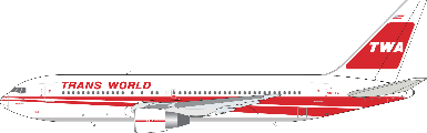 Pre-order 1:400 Trans World Airlines B767-200ER V1:400 Models