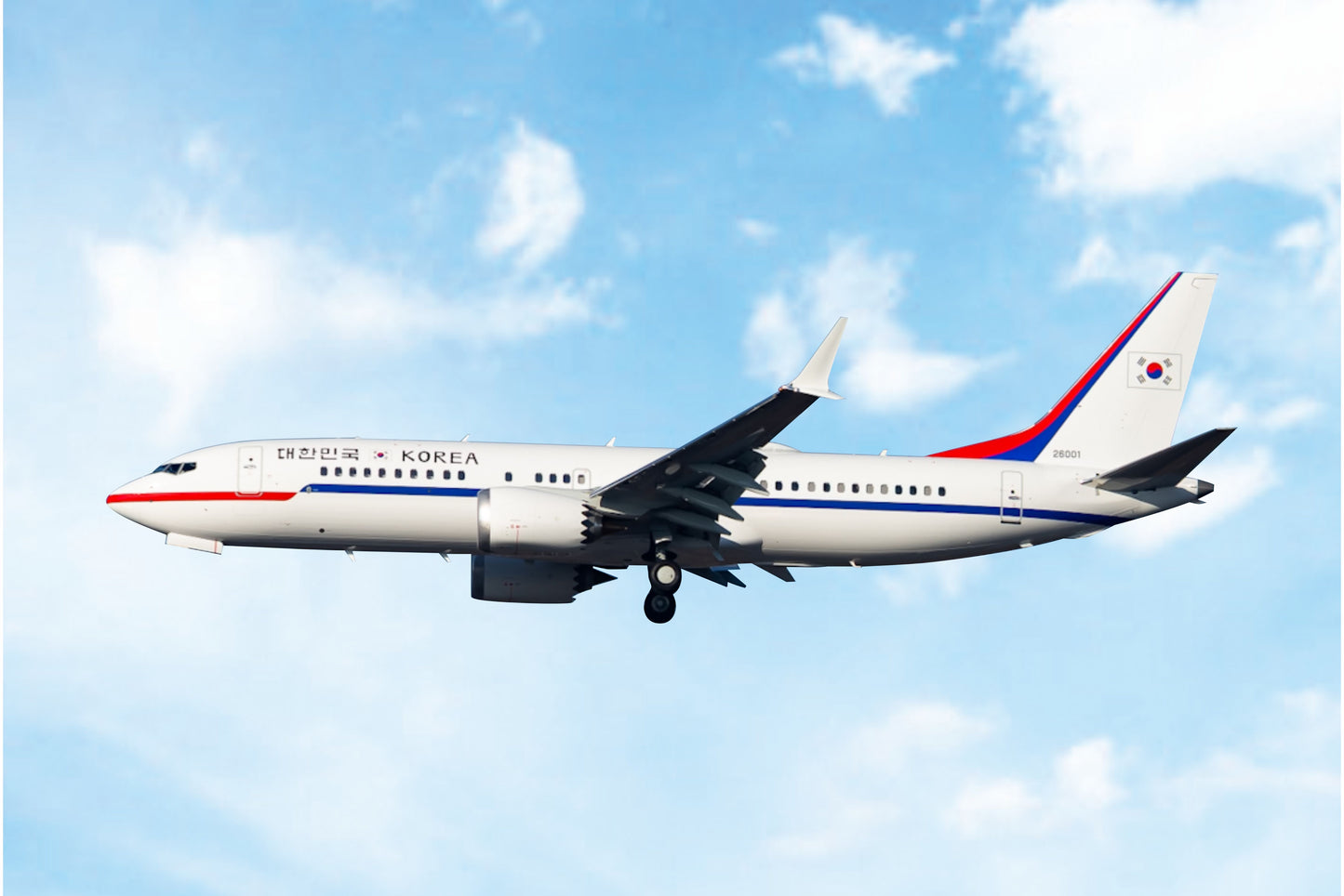 Pre-order 1:400 South Korean Government B737 Max 8 Phoenix Models