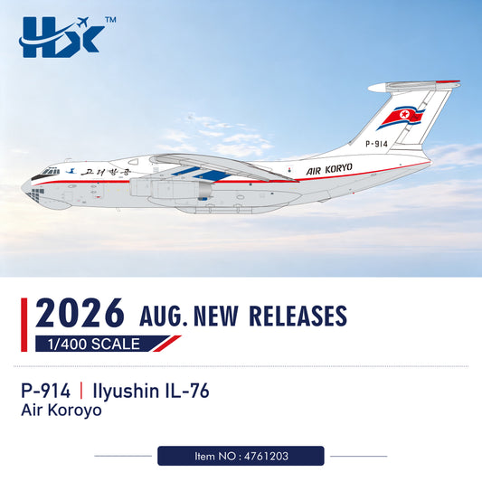 Pre-order 1:400 Air Koroyo IL76TD P-914 HX Models