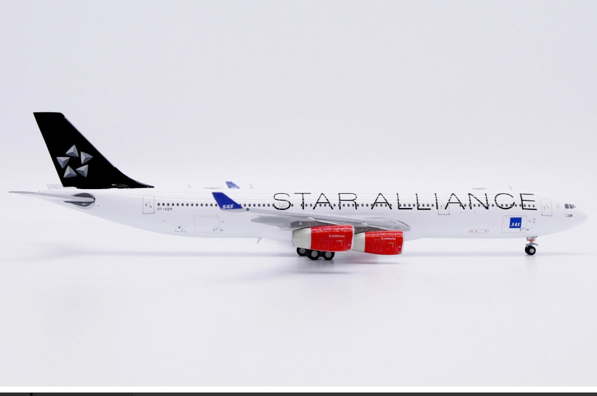 1:400 SAS Scandinavian A340-300 “Star Alliance” JC Wings