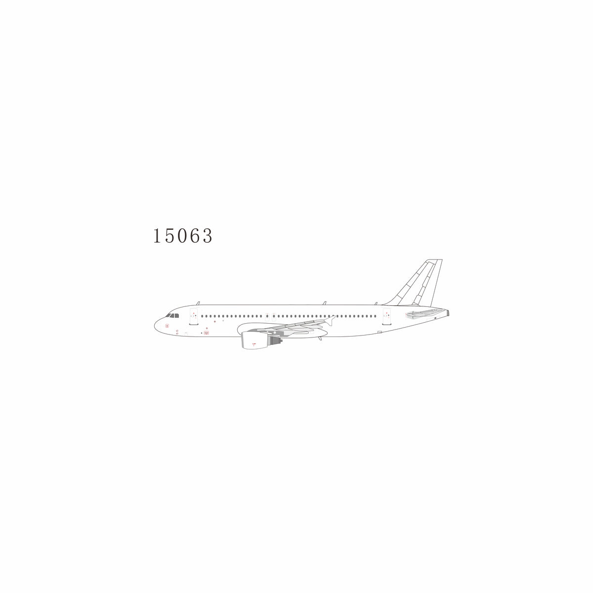 Pre-order 1:400 Blank Model A320-200 “CFMI CFM56 ENGINES” NG Models