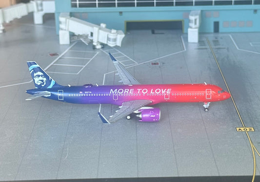 1:400 Alaska Airlines A321-neo “More to Love” Gemini