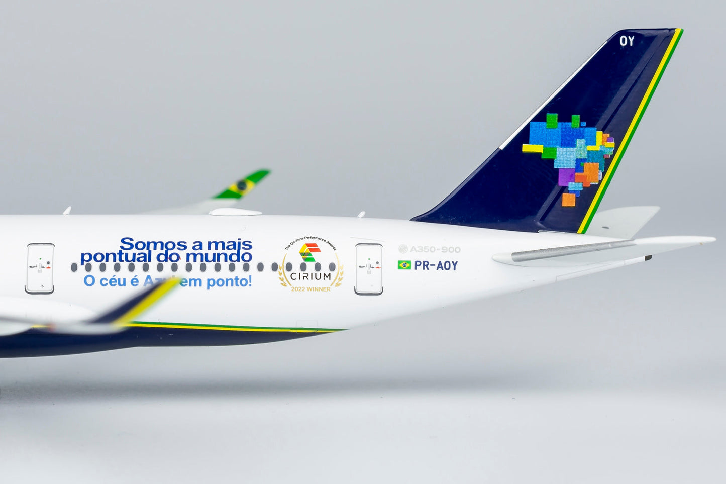 1:400 Azul A350-900 "The Most On-Time Performance Awards 2022 Winner" NG Models.
