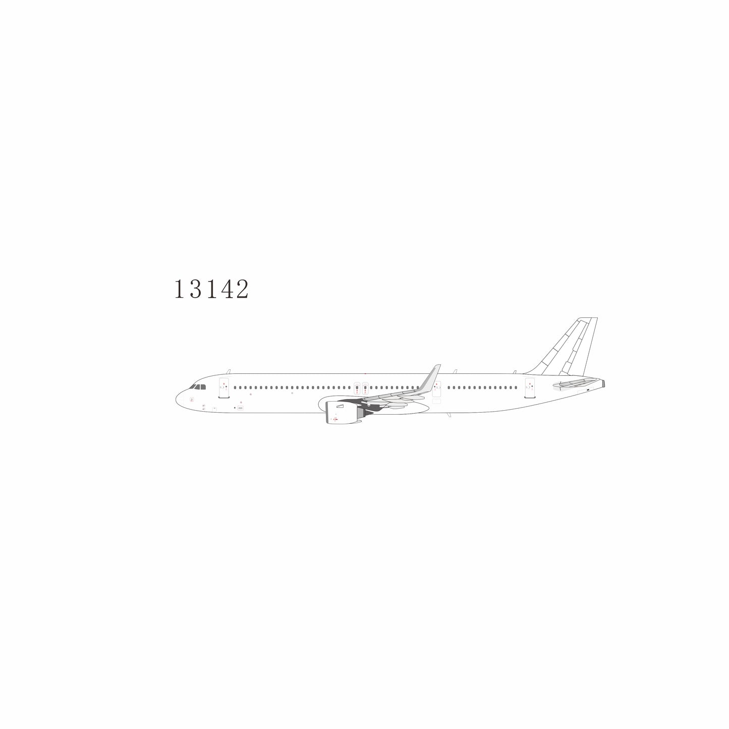 Pre-order 1:400 Blank A321neo (CFM Leap-1A) NG Models