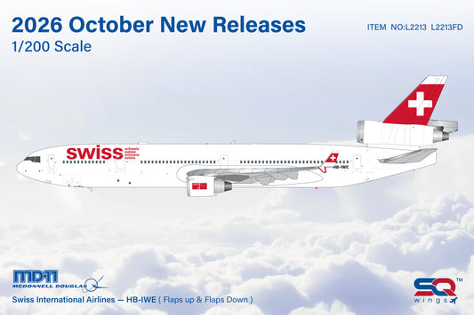 Pre-order 1:200 Swiss Air MD-11 SQ Wings