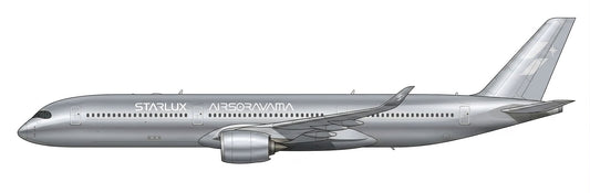 Pre-order 1:400 Starlux A350-1000 “Airsorayama Silver” JC Wings