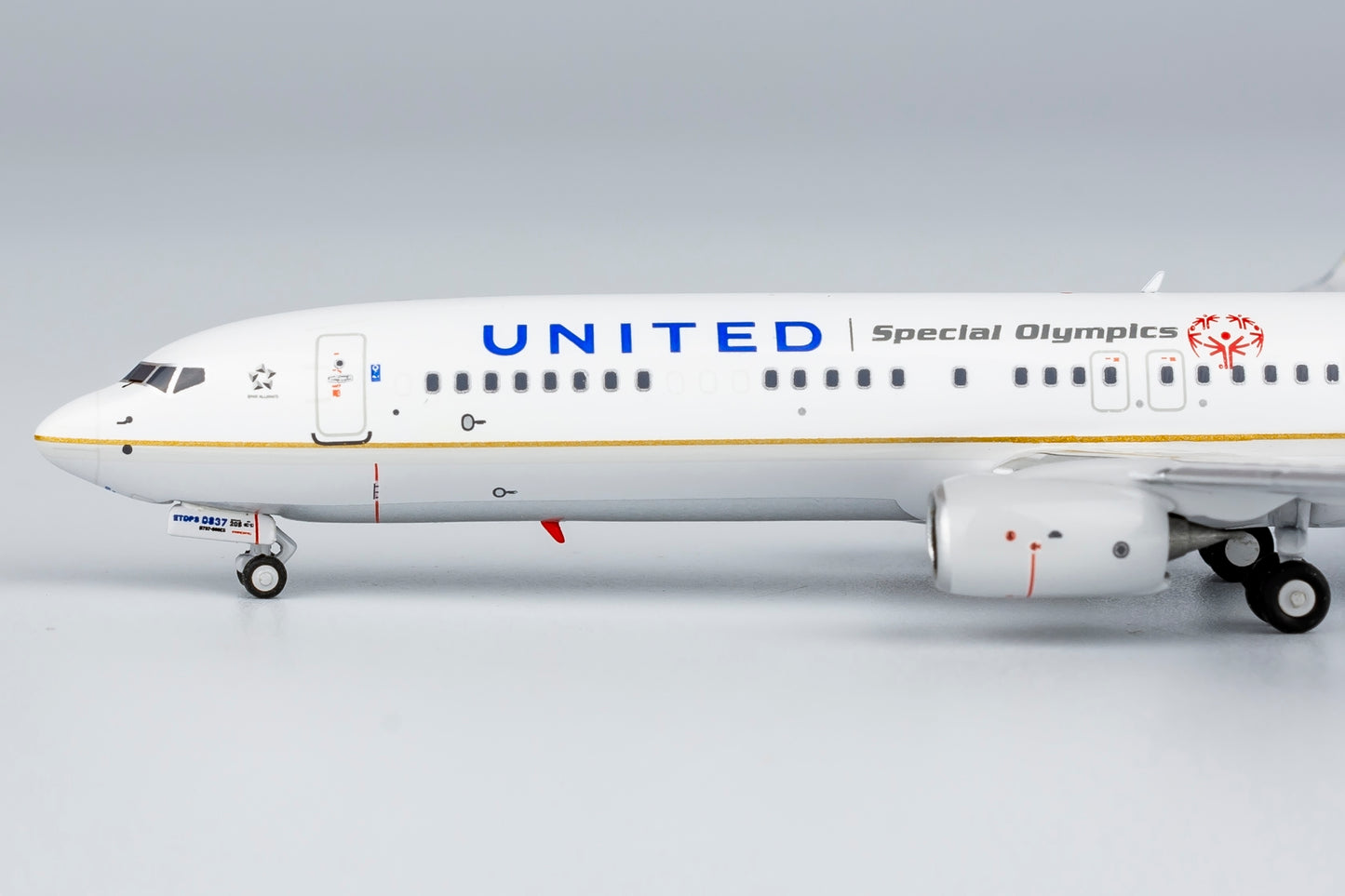 1:400 United Airlines B737-900ER "CO-UA merged livery; with scimitar winglets; Special Olympics" NG Models