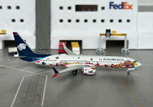 1:400 AeroMexico B737 Max 9 “Mexico City Kukulcan Special Livery” NG Models