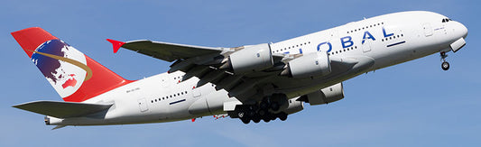 Pre-order 1:400 Global Airlines A380-800 detachable gear Aviation 400