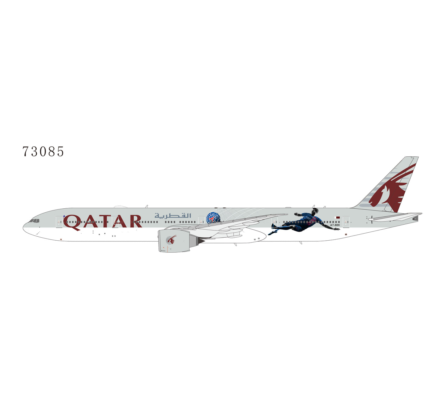 Preorder 1:400 Qatar Airways B777-300ER A7-BEK “Paris Saint Germain” NG Models
