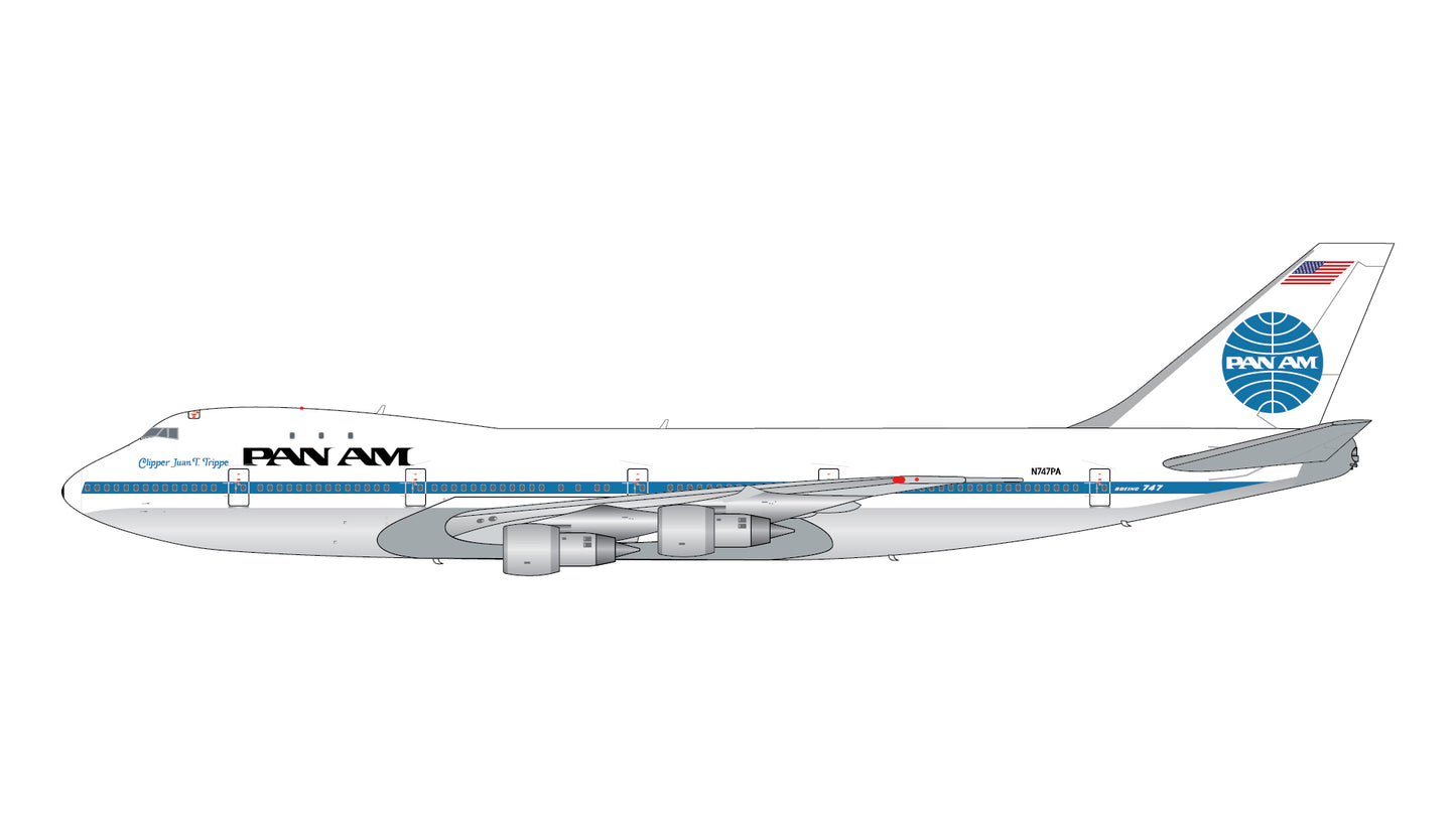 Pre-order 1:200 Pan Am B747-100 “Clipper Juan T. Trippe” Gemini200