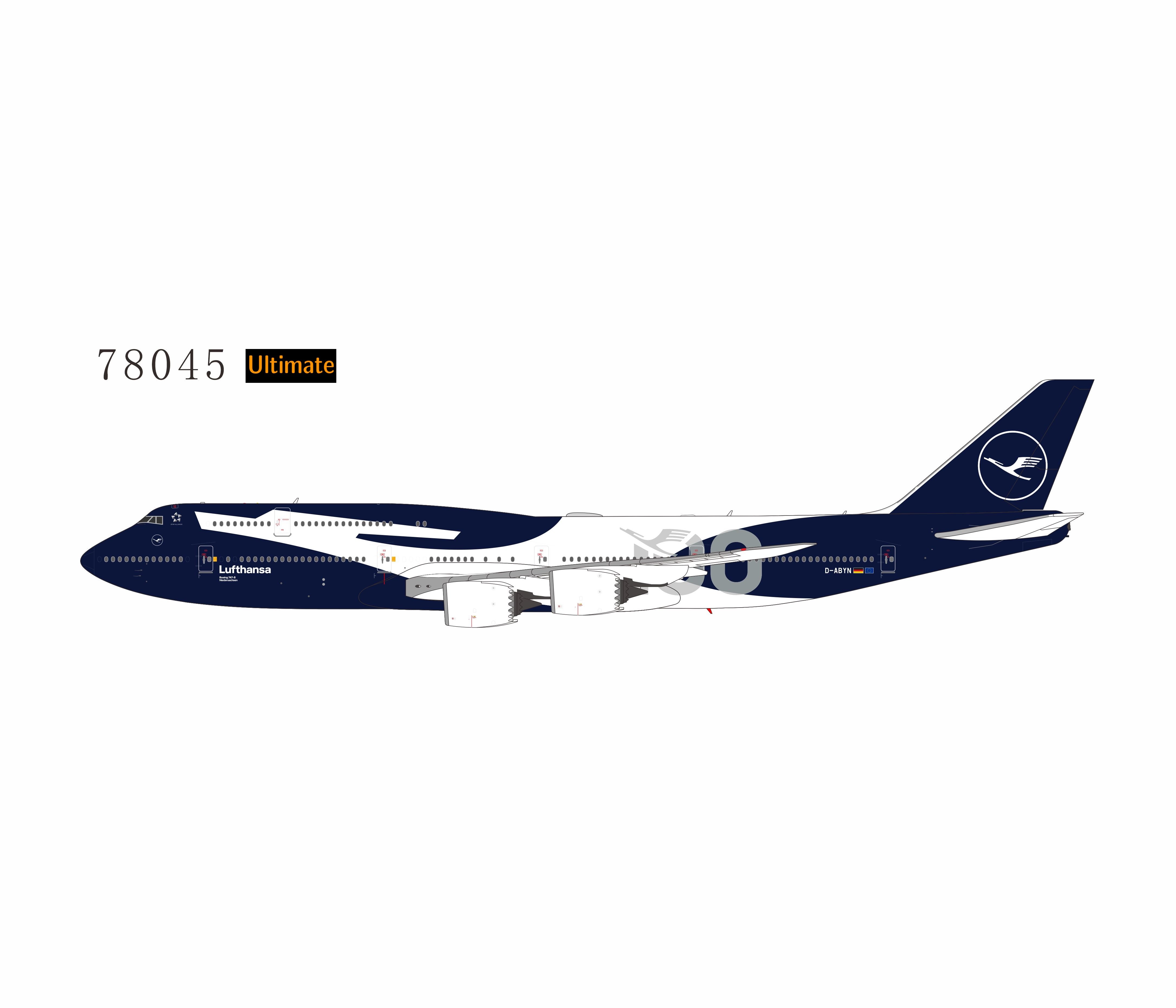 Pre-order 1:400 Lufthansa B747-8i “100 Year Anniversary” NG Models