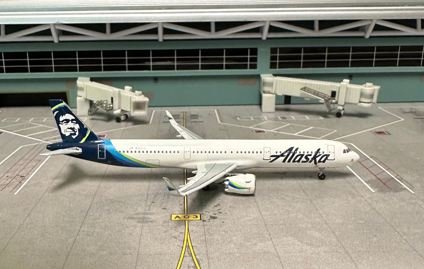 1:400 Alaska Airlines A321-200 AeroClassics