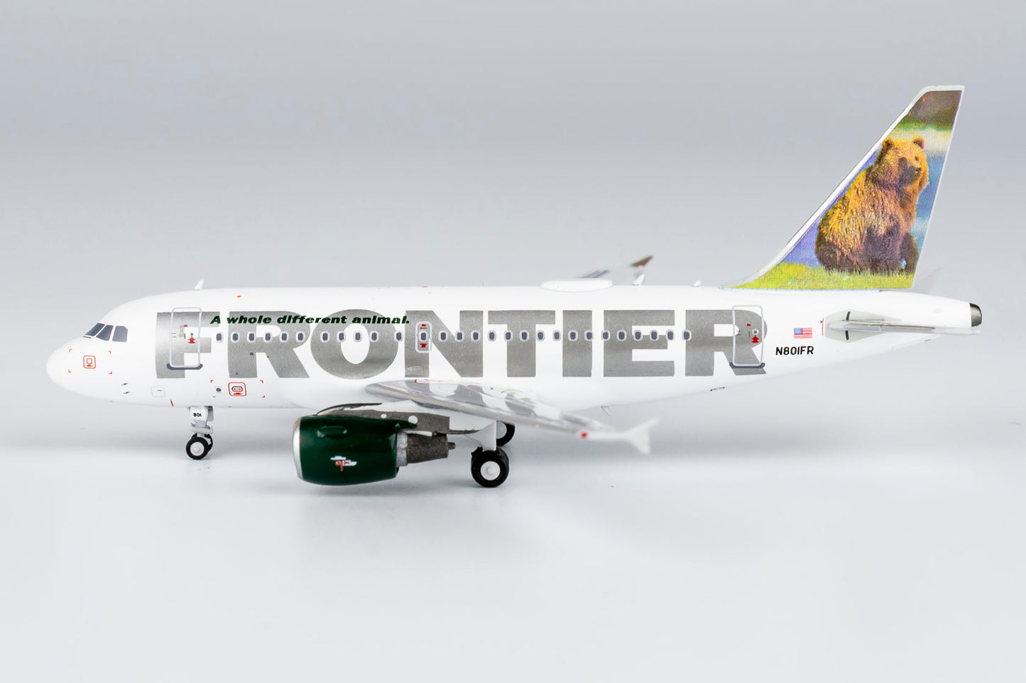 1:400 Frontier Airlines A318-100 "Grizzly Bear" NG Models