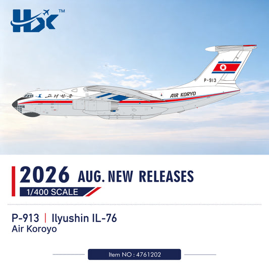 Pre-order 1:400 Air Koroyo IL76TD P-913 HX Models