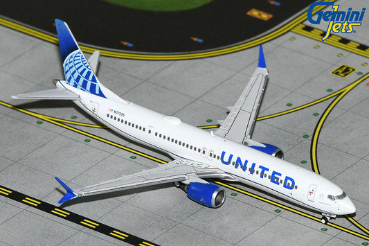 1:400 United Airlines B737 MAX 9 Gemini Jets