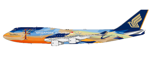 Pre-order 1:400 Singapore Airlines B747-400 “Tropical” JC Wings Future Release*